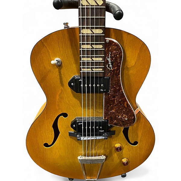 Used Godin  godin golden harvest jumbo p90 Golden  Hollow Body Electric Guitar