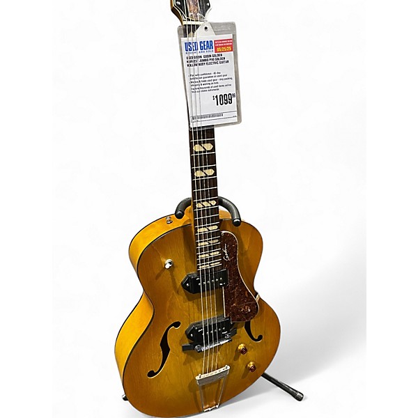 Used Godin  godin golden harvest jumbo p90 Golden  Hollow Body Electric Guitar
