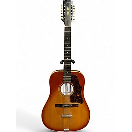 Vintage 1967 Gibson B-45-12 Sunburst 12 String Acoustic Electric Guitar