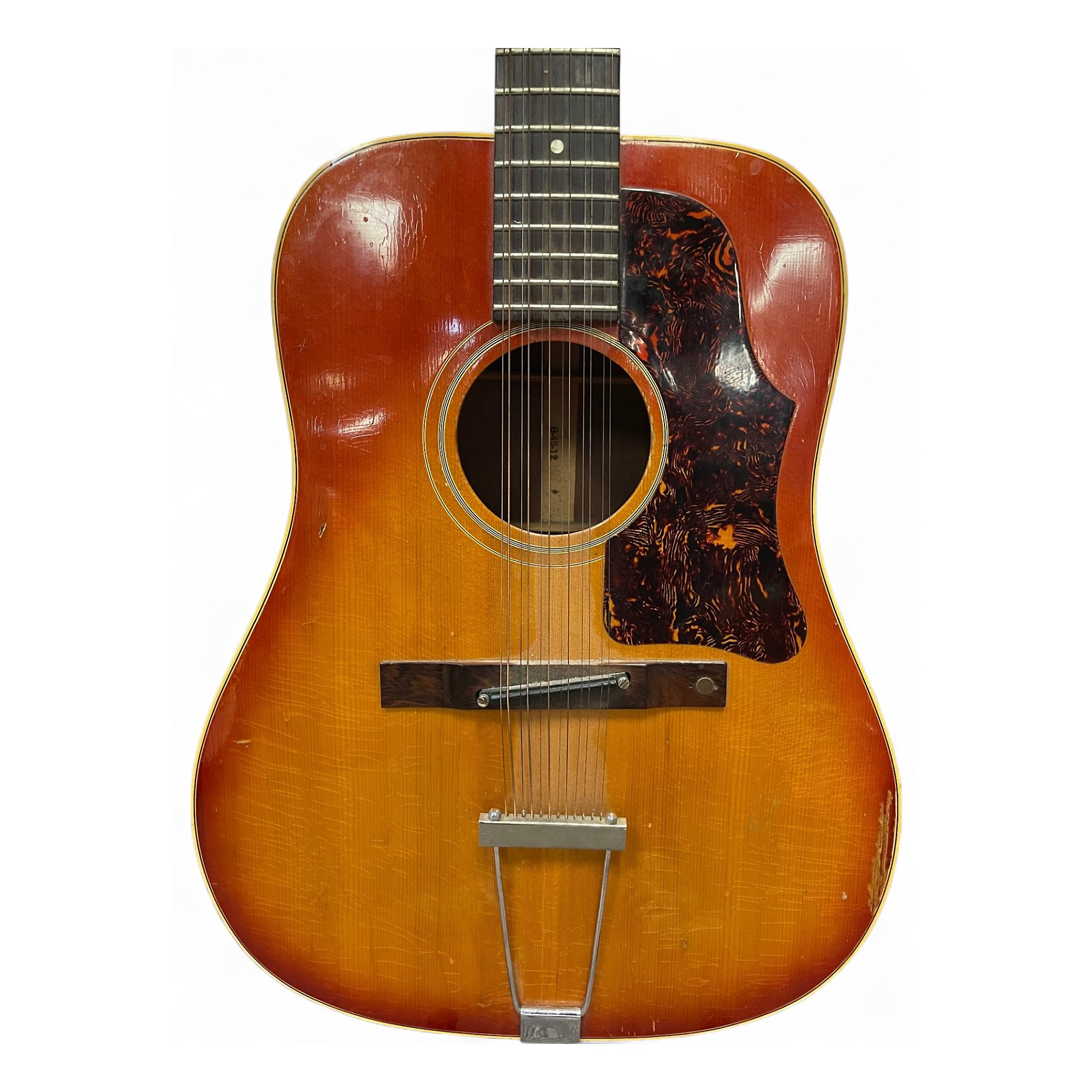 Vintage 1967 Gibson B-45-12 Sunburst 12 String Acoustic