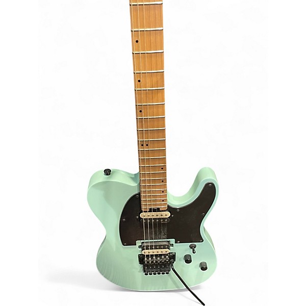 Used Schecter Guitar Research SVSS PT-FR Seafoam Green Solid Body Electric Guitar