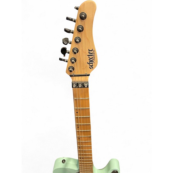 Used Schecter Guitar Research SVSS PT-FR Seafoam Green Solid Body Electric Guitar