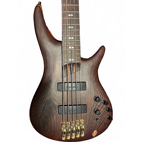 Used Ibanez PRESTIGE Natural Electric Bass Guitar