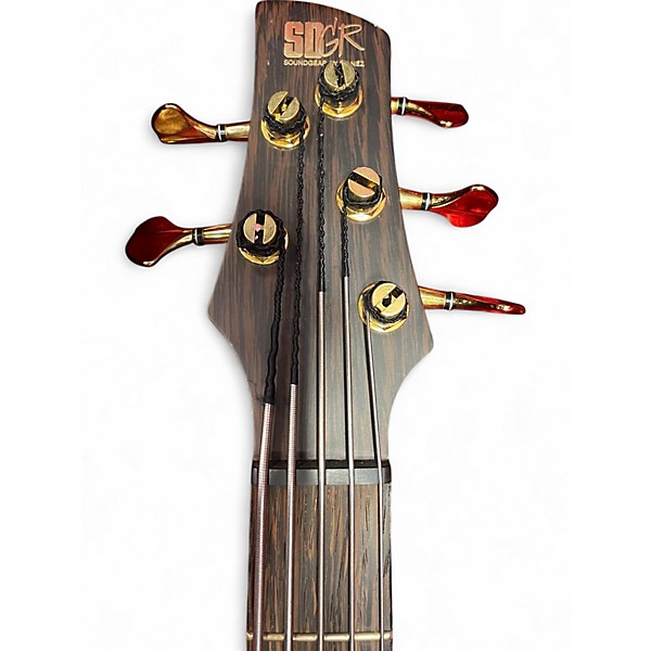 Used Ibanez PRESTIGE Natural Electric Bass Guitar
