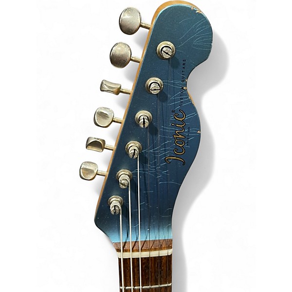 Used Iconic Tamarack Aged Ice Blue Metallic Solid Body Electric Guitar