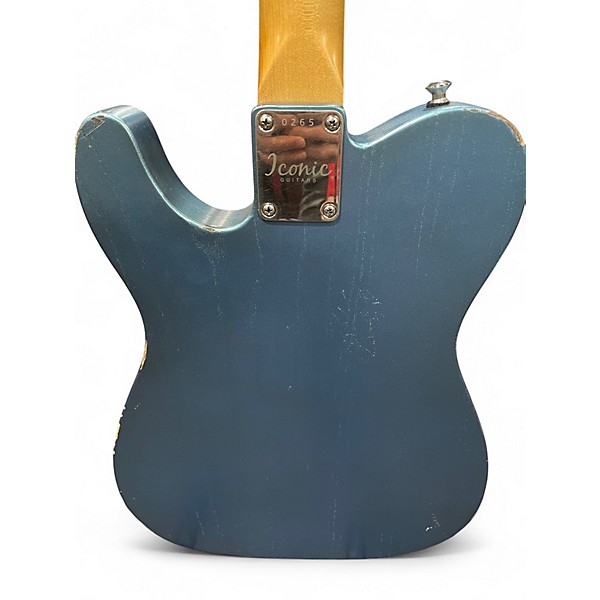 Used Iconic Tamarack Aged Ice Blue Metallic Solid Body Electric Guitar