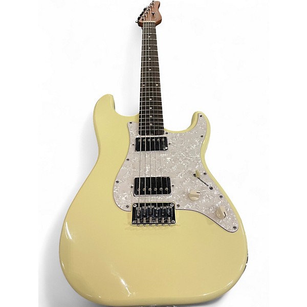 Used Schecter Guitar Research JACK FOWLER TRADITIONAL IVORY Solid Body Electric Guitar