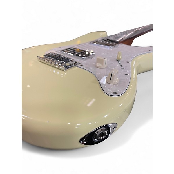 Used Schecter Guitar Research JACK FOWLER TRADITIONAL IVORY Solid Body Electric Guitar