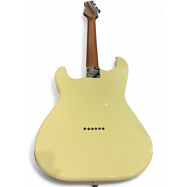 Used Schecter Guitar Research JACK FOWLER TRADITIONAL IVORY Solid Body Electric Guitar