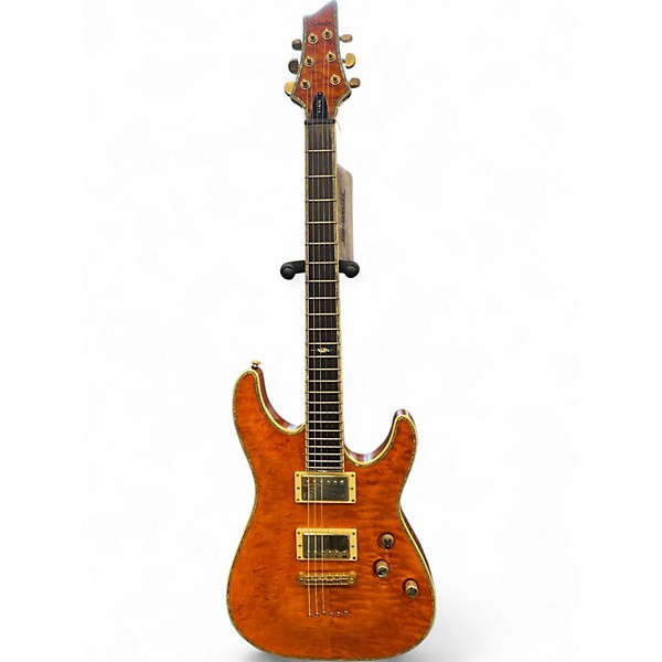 Used Schecter Guitar Research C-1 ELITE CARAMEL Solid Body Electric Guitar