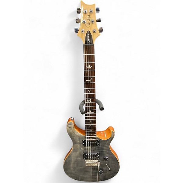 Used PRS SE Custom 24 Charcoal Solid Body Electric Guitar