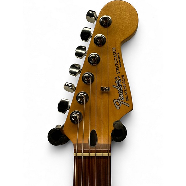 Used Fender Splattercaster Stratocaster BLACK GOLD SPLATTER Solid Body Electric Guitar