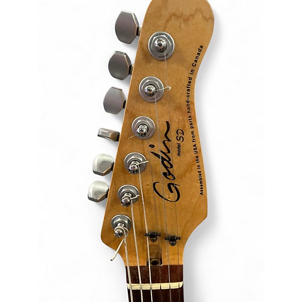 Used Godin SD24 2 Tone Sunburst Solid Body Electric Guitar