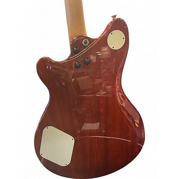 Used EVH SA-126 Special QM Tobacco Sunburst Hollow Body Electric Guitar