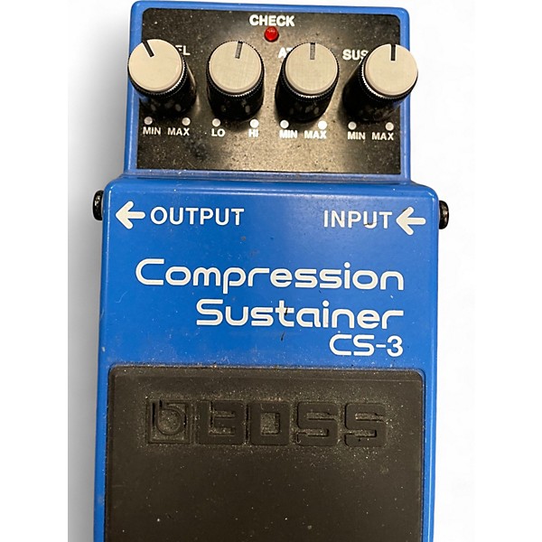 Used BOSS CS3 Compressor Sustainer Effect Pedal