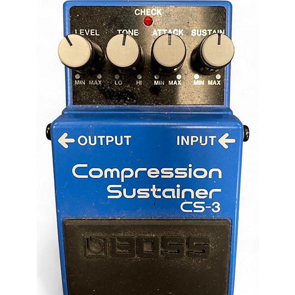 Used BOSS CS3 Compressor Sustainer Effect Pedal