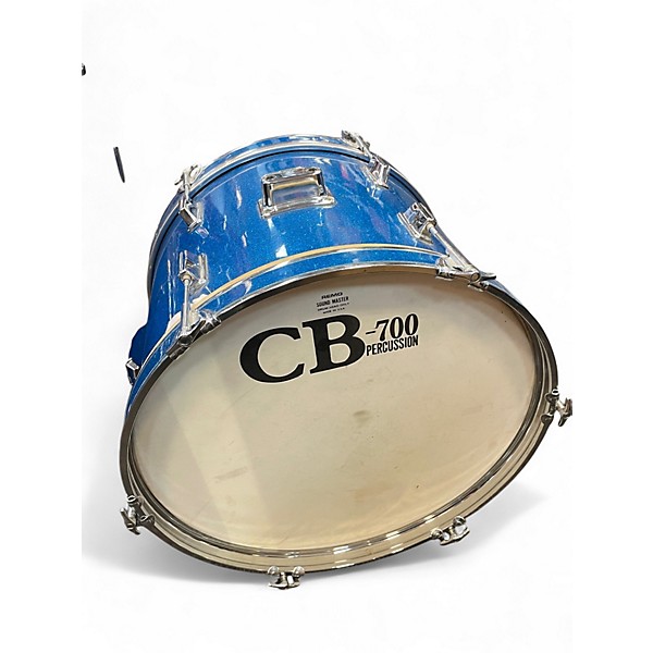 Used 1970s CB Percussion 3 Piece 700 Blue Drum Kit