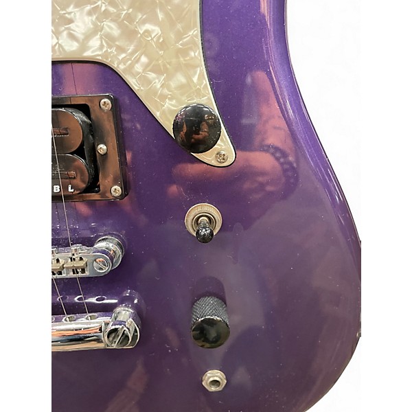 Used Epiphone coronet Trans Purple Solid Body Electric Guitar