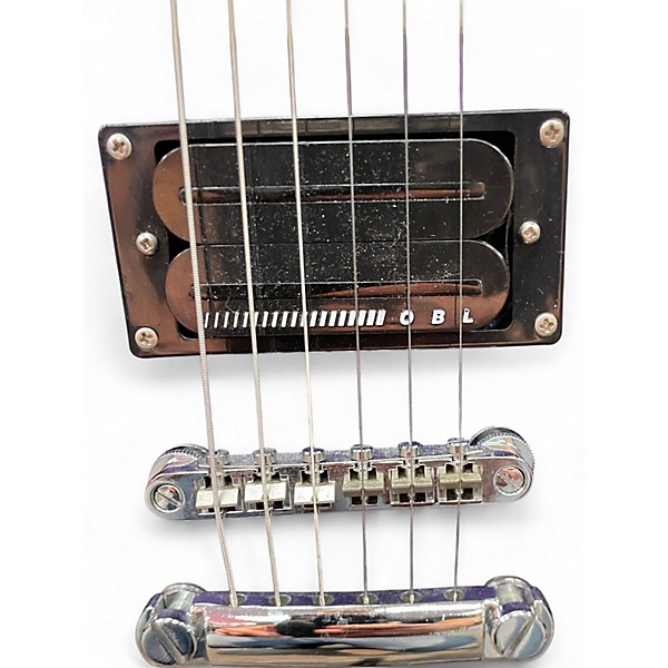 Used Epiphone coronet Trans Purple Solid Body Electric Guitar