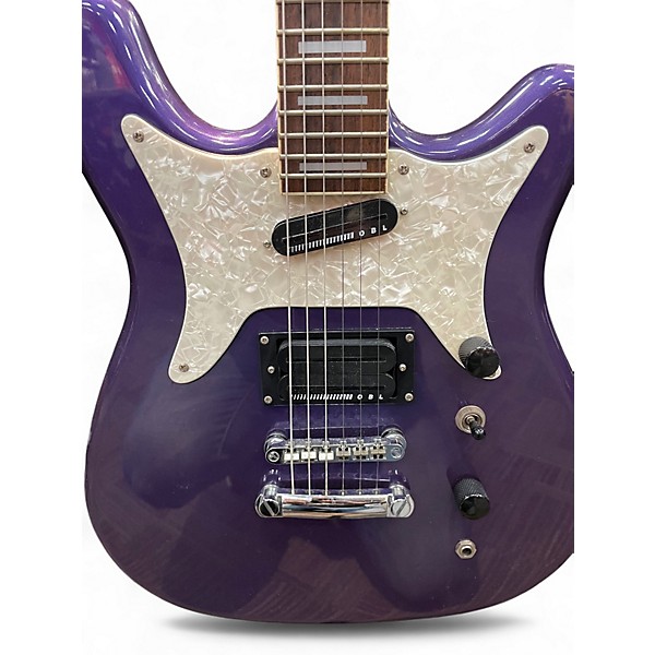 Used Epiphone coronet Trans Purple Solid Body Electric Guitar