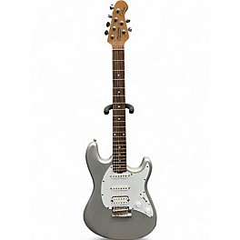 Used Sterling by Music Man Cutlass Silver Solid Body Electric Guitar