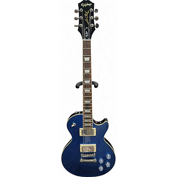 Used Epiphone Les Paul Muse Blue Solid Body Electric Guitar