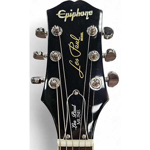 Used Epiphone Les Paul Muse Blue Solid Body Electric Guitar