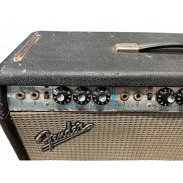 Vintage 1970s Fender Super Reverb 4x10 Tube Guitar Combo Amp