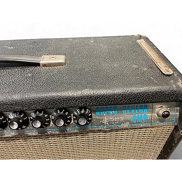 Vintage 1970s Fender Super Reverb 4x10 Tube Guitar Combo Amp