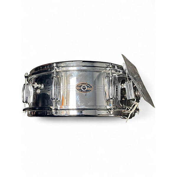 Vintage 1960s Slingerland 14X6 Soundking Chrome Silver Drum