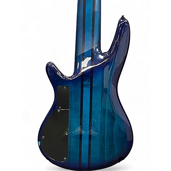 Used 2022 Ibanez ANB306 Adam Nitti SP Trans Blue Electric Bass Guitar