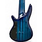Used 2022 Ibanez ANB306 Adam Nitti SP Trans Blue Electric Bass Guitar