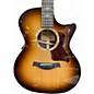 Used Taylor Custom 414ce Shaded Edge Burst Acoustic Guitar