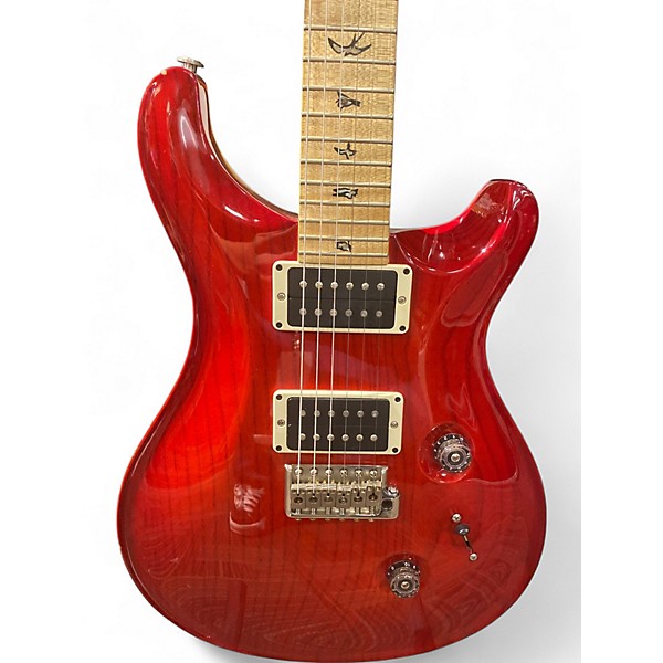 Used PRS Custom 24 prs experience swamp ash Red Solid Body Electric Guitar