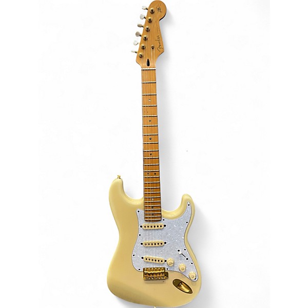 Used Fender STR RK Richie Kotzen Signature Stratocaster See Thru White Burst Solid Body Electric Guitar