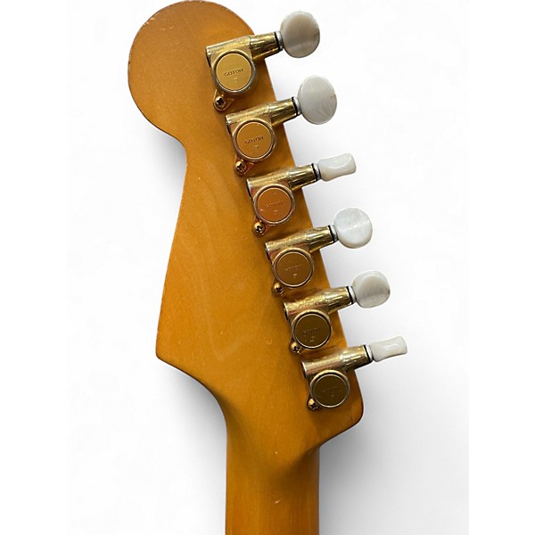 Used Fender STR RK Richie Kotzen Signature Stratocaster See Thru White Burst Solid Body Electric Guitar