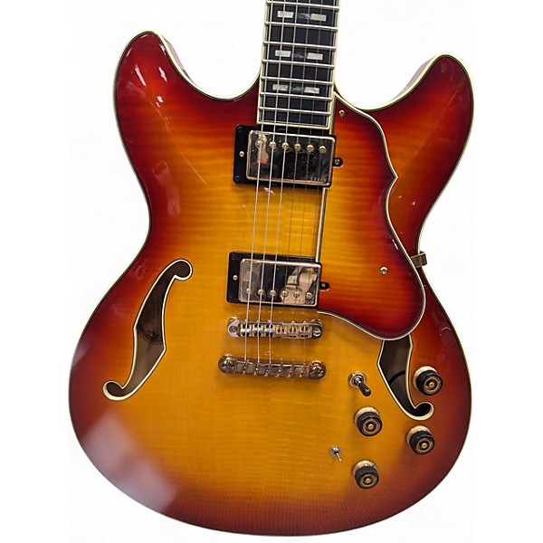 Used Ibanez AS153A Artstar TEQUILA SUNRISE Hollow Body Electric Guitar