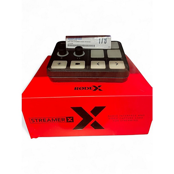 Used RODE STREAMER X Audio Interface
