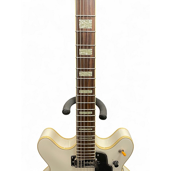 Used Guild Starfire V Snow Crest White Hollow Body Electric Guitar