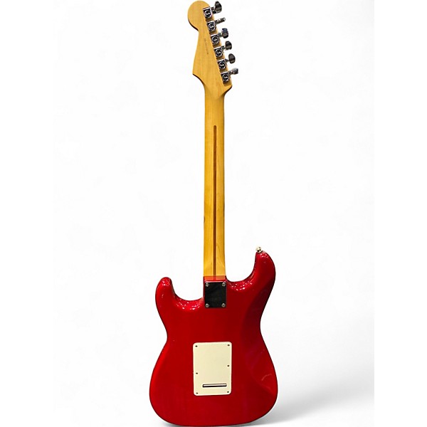 Used Fender USA Pro Stratocaster HSS Crimson Red Trans Solid Body Electric Guitar