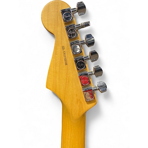 Used Fender USA Pro Stratocaster HSS Crimson Red Trans Solid Body Electric Guitar