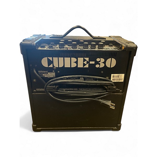 Used Roland Cube 30 1x10 30W Guitar Combo Amp