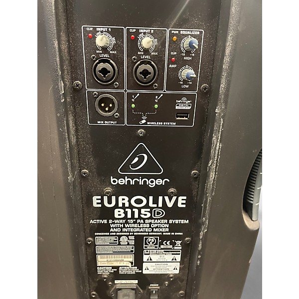 Used Behringer Eurolive B115D Powered Speaker