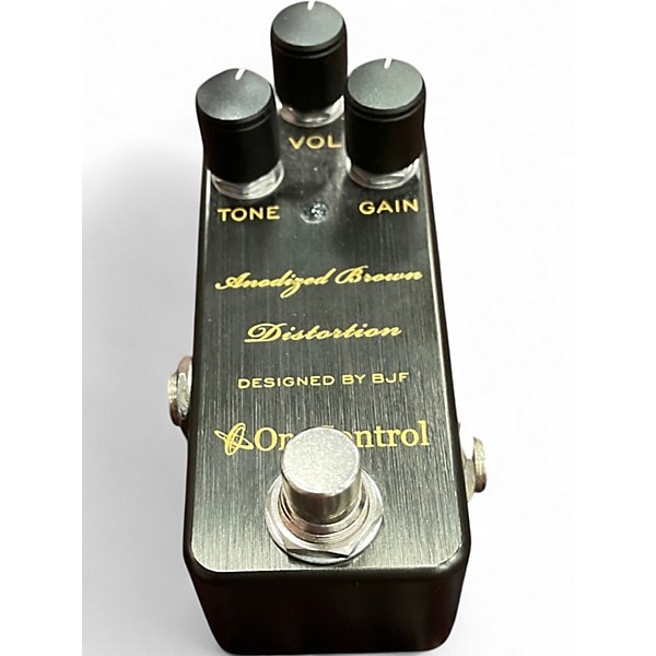 Used One Control anodized brown distortion Effect Pedal