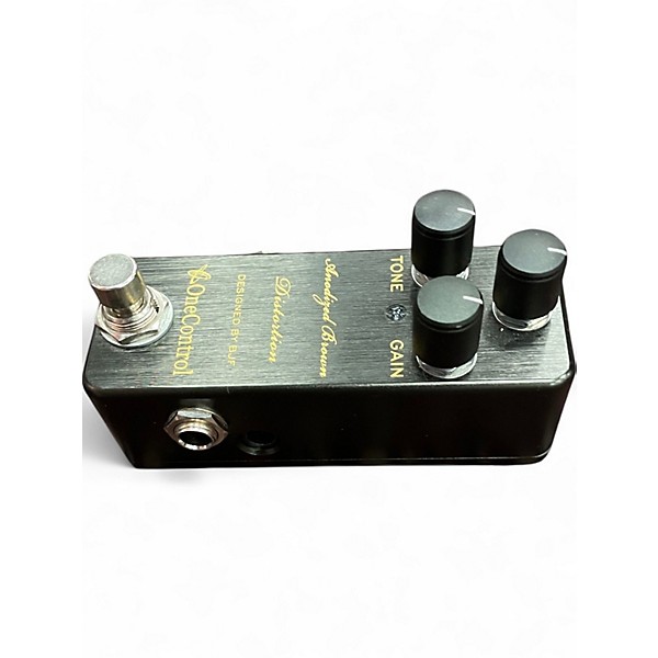 Used One Control anodized brown distortion Effect Pedal