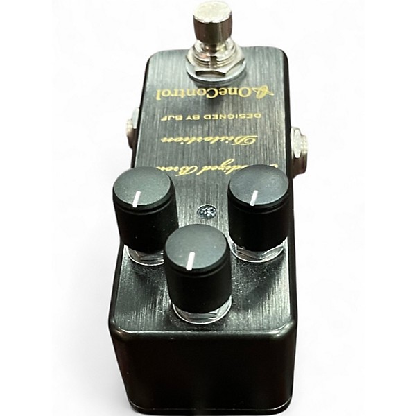 Used One Control anodized brown distortion Effect Pedal