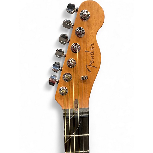 Used Fender American Acoustasonic Stratocaster Mahogany Acoustic Electric Guitar