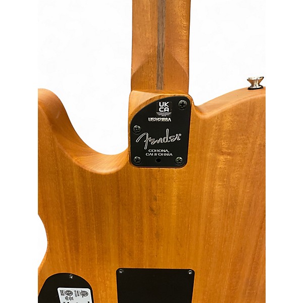 Used Fender American Acoustasonic Stratocaster Mahogany Acoustic Electric Guitar