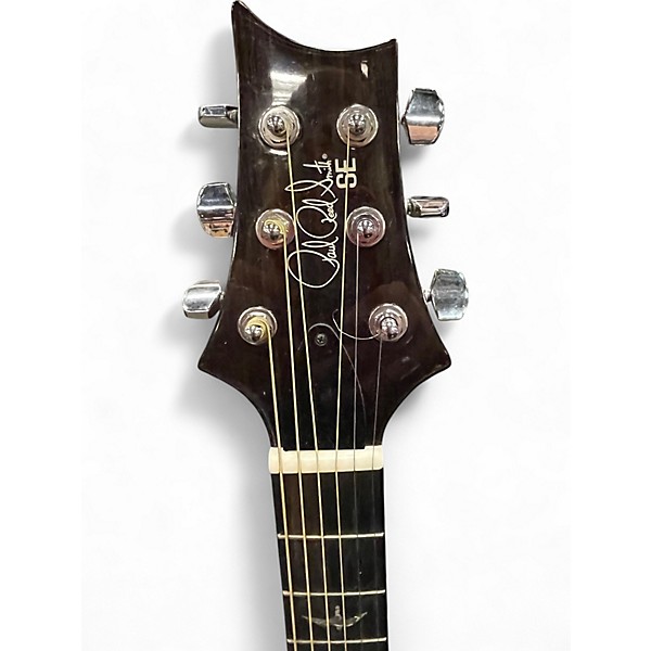 Used PRS A50E SE NATURAL TOP FLAMED CHARCOAL BACK Acoustic Electric Guitar