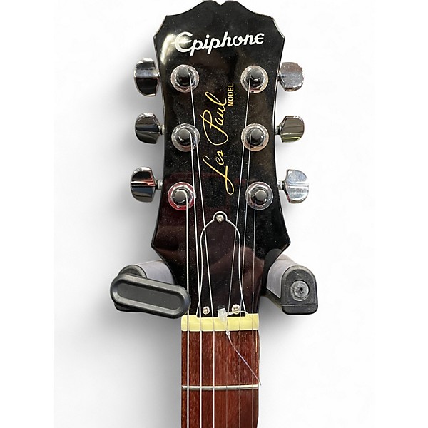 Used Epiphone Les Paul 100 Bolt On Black Solid Body Electric Guitar